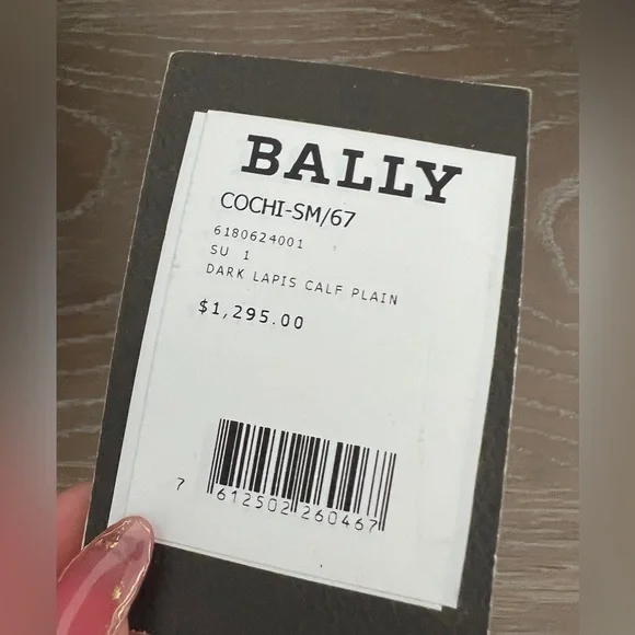 Bally Switzerland Dark Lapis Calf Plain Cochi Handbang - Picture 15 of 16